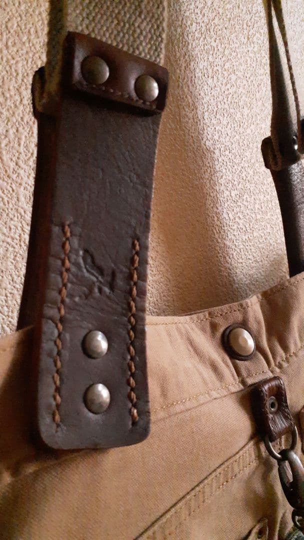 デニムリメイク★★★OUOUTDOOR VINTAGE 肩掛けトート&腰袋付き