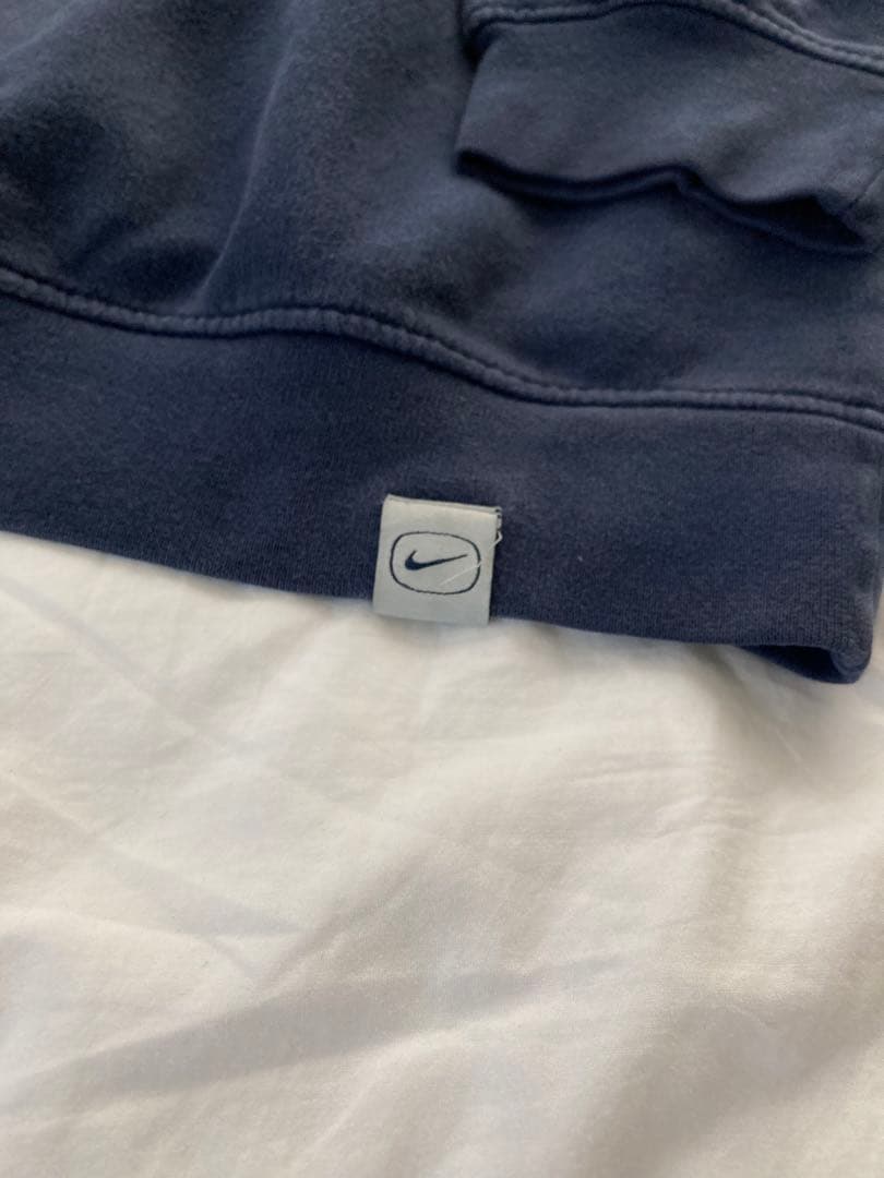 オールドナイキ　ゴツナイキ　スウェット　ネイビー系