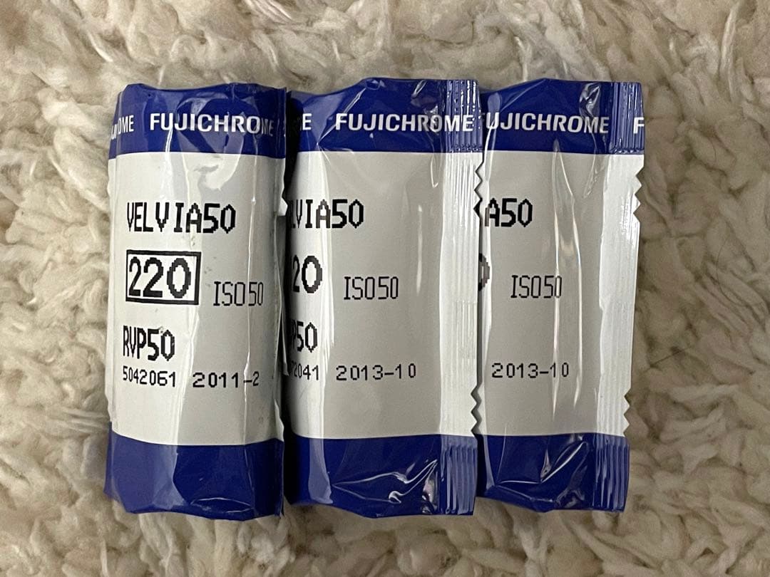 FUJI フジ ベルビア　7本セット ブローニーフィルム