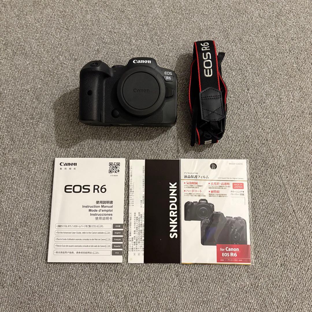 Canon EOS R6 RFマウント ミラーレス ミラーレス一眼 ボディ