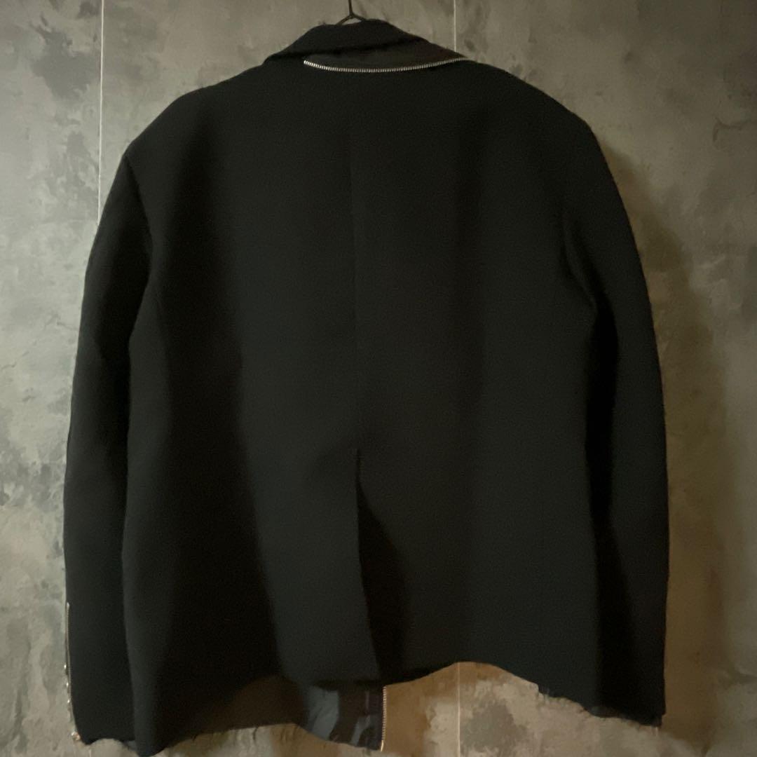 GRANCYリバースレイヤードデザインテーラードジャケット