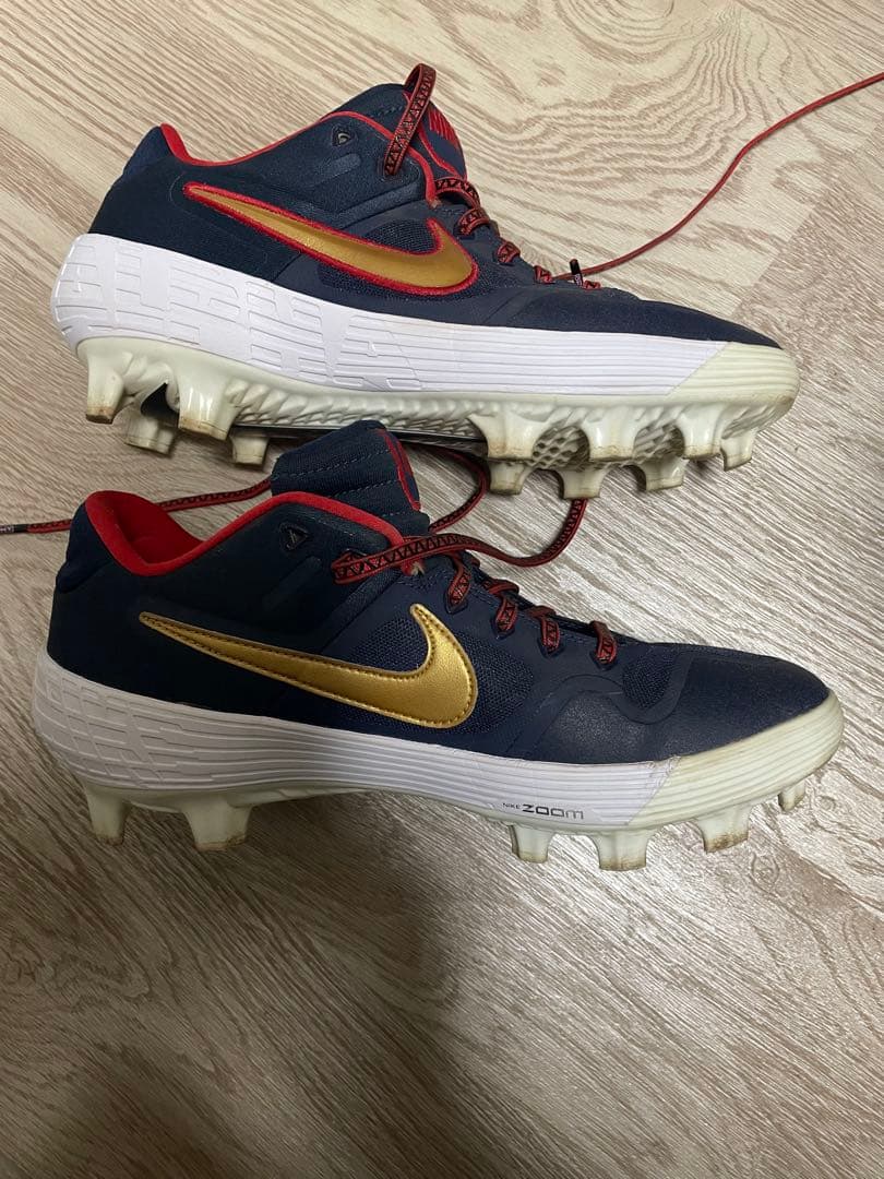 Nike 野球スパイクシューズ オーダー ネイビー/レッド／ホワイト 27㎝