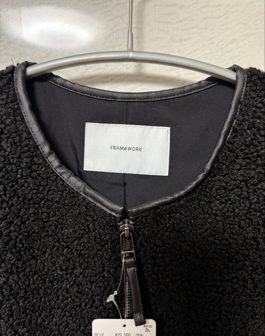 2025AW 未使用新品 FRAMeWORK 《追加/手洗い可能≫ボアベスト