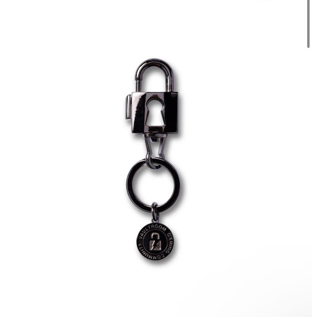 小物 vaultroom PADLOCK KEY HANGER / BLACK