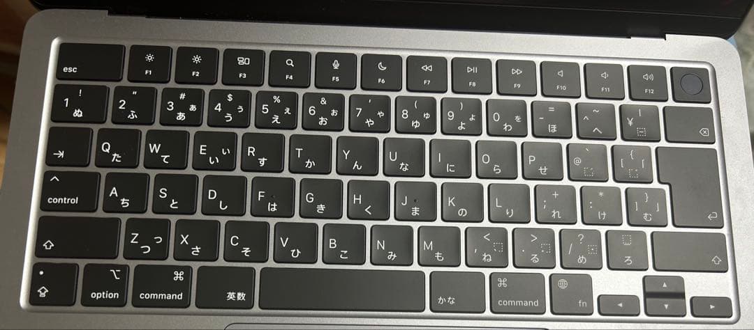 Apple MacBook air 13インチ スペースグレー　16GB