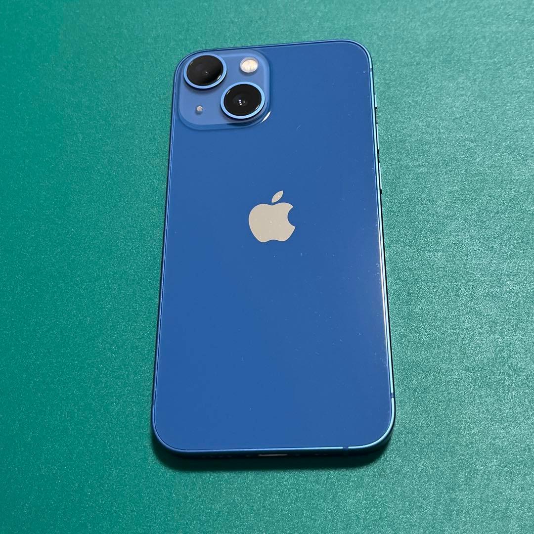【美品】iPhone 13 mini ブルー 128GB 14
