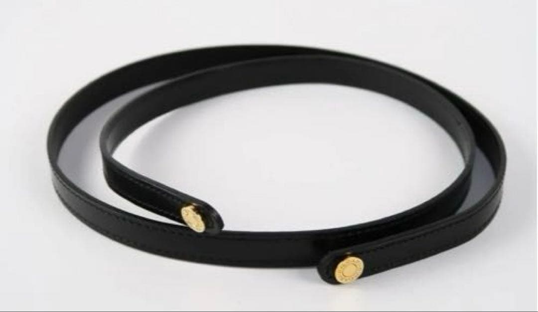 d*3様 【超美品】ブルガリ カーフレザー クラッチ ショルダーバッグ ブラック