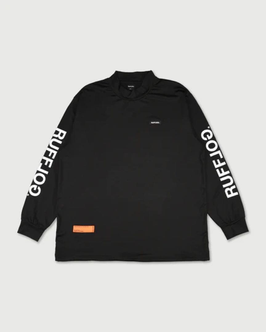 レディースウェア RUFFLOG DUAL SLEEVE LOGO L/S MOCK NECK