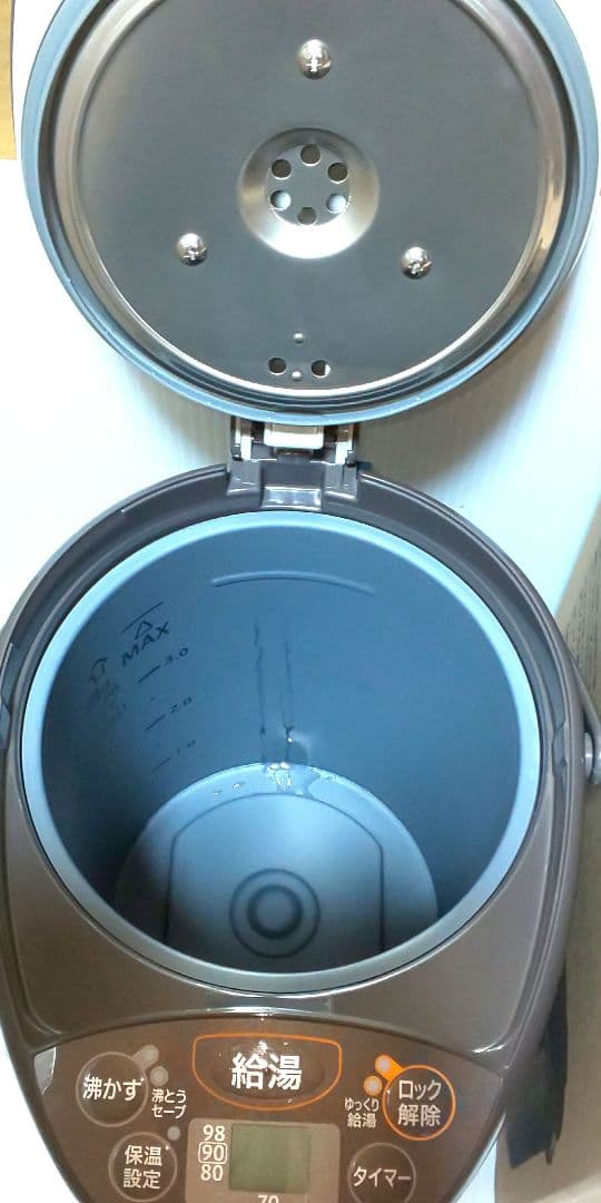 象印 電動ポット 4L CD-WZ40-TM 1回のみ使用のほぼ新品です！