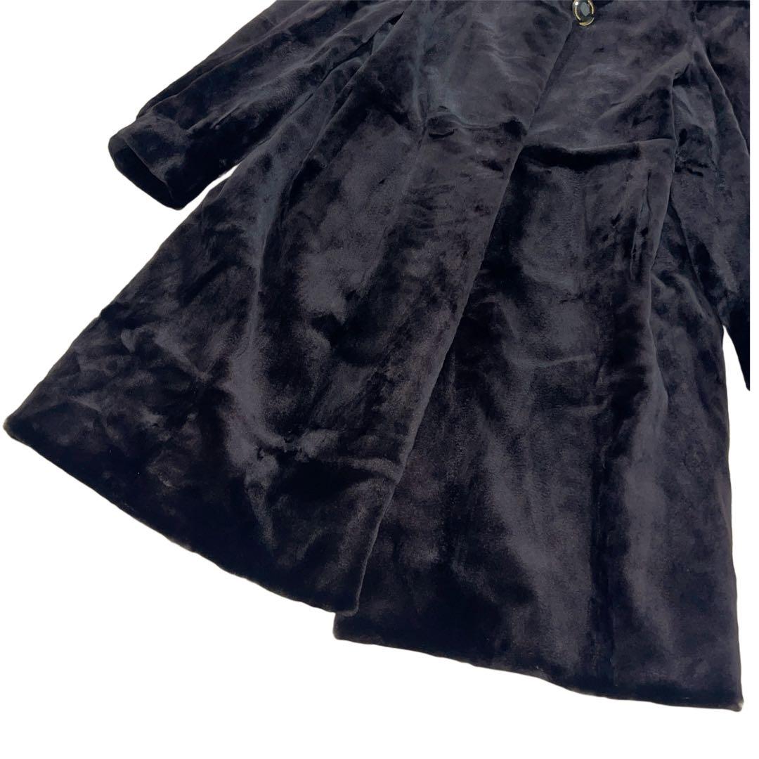 総丈105cm　サガミンク　シェアードミンク　2XLサイズ　リアルファーコート