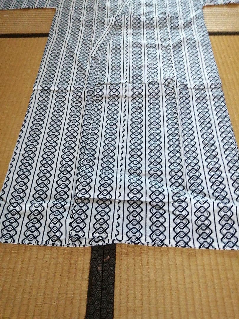 旅館浴衣　鎖形　127cm　10枚まとめ売り【未使用品　30枚まで可能】
