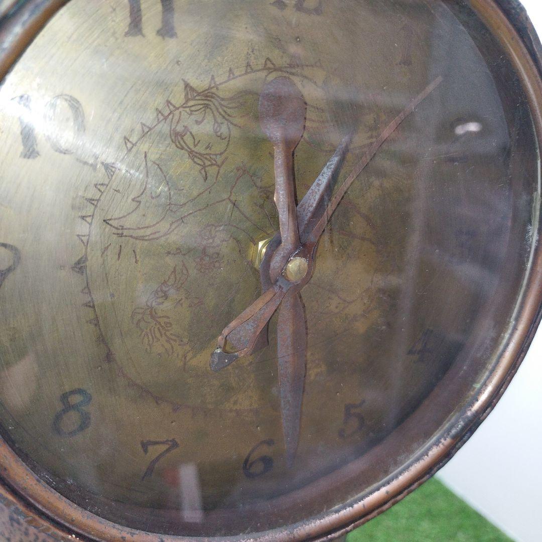 無骨 傘立て 銅製 アンティーク品