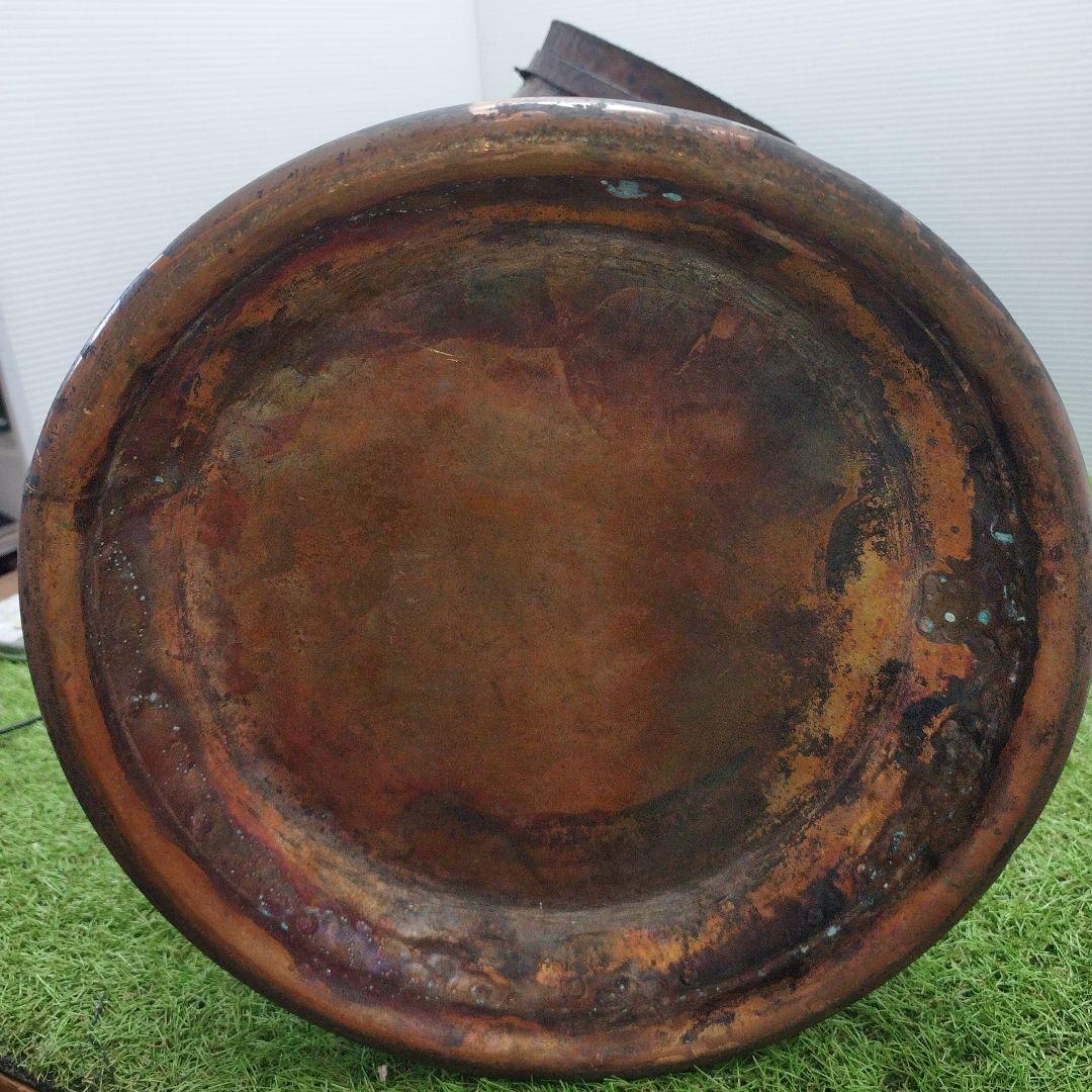 無骨 傘立て 銅製 アンティーク品