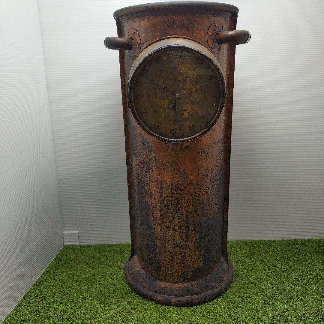 無骨 傘立て 銅製 アンティーク品