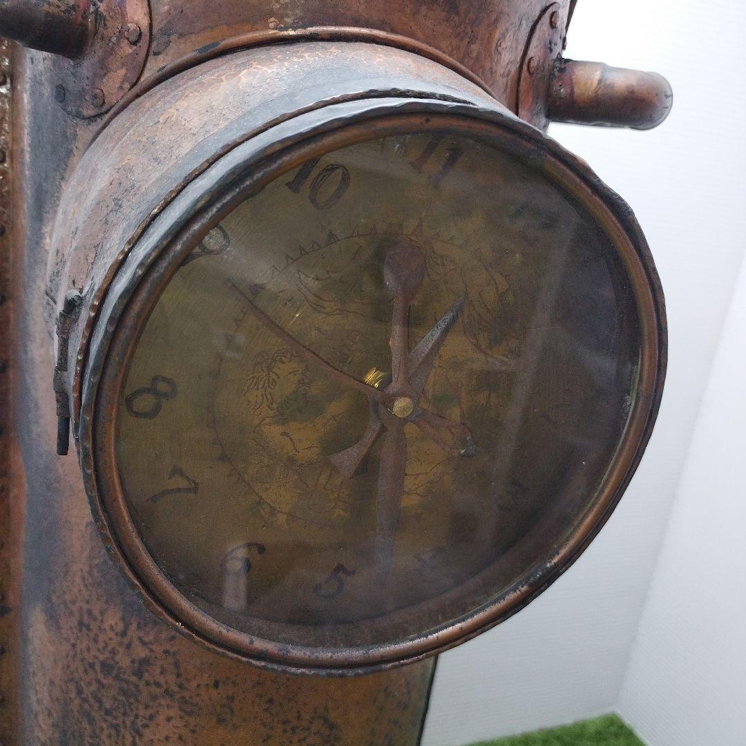 無骨 傘立て 銅製 アンティーク品