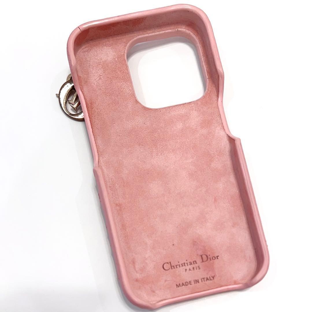 クリスチャンディオール iPhone15Pro ハート カナージュ ピンク