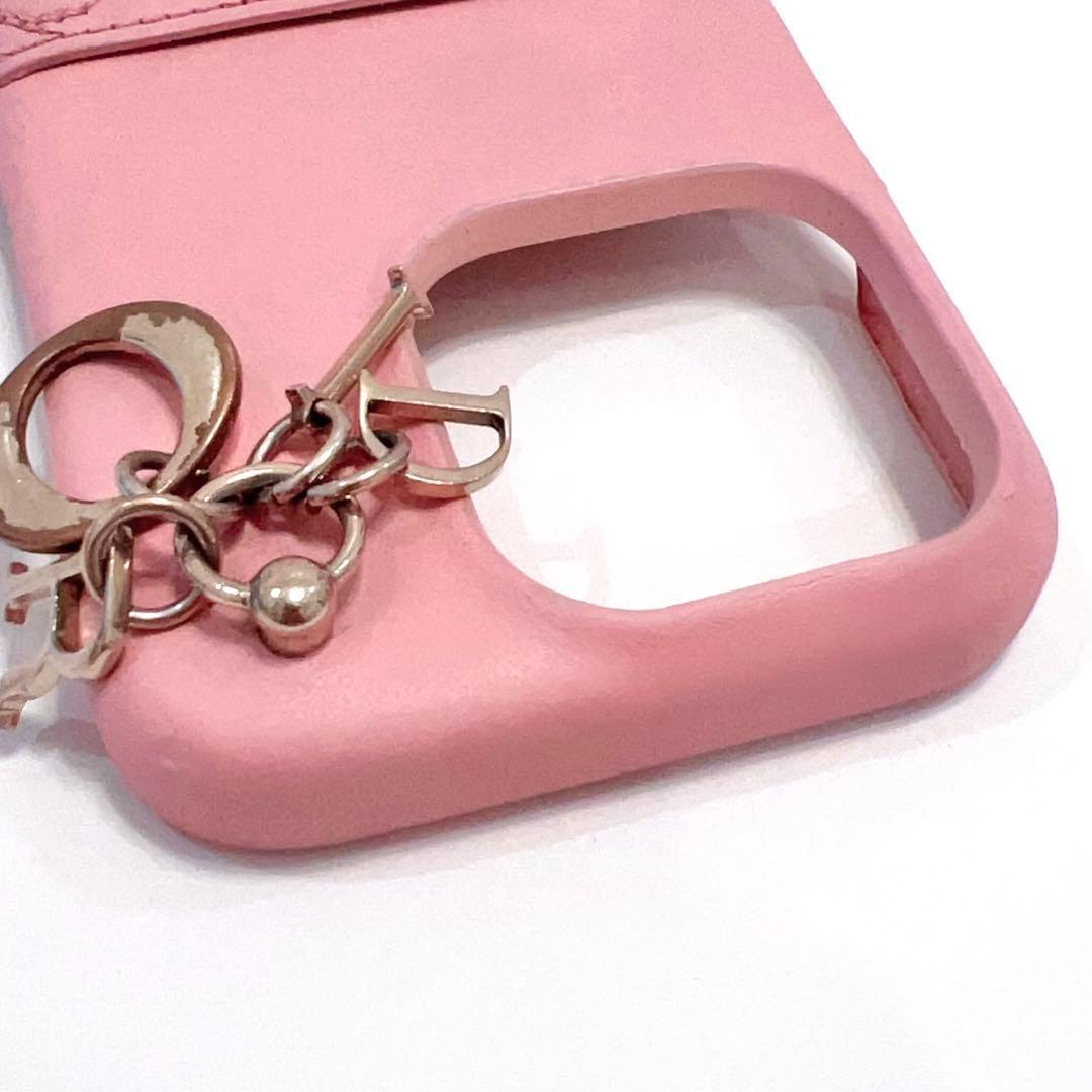 クリスチャンディオール iPhone15Pro ハート カナージュ ピンク