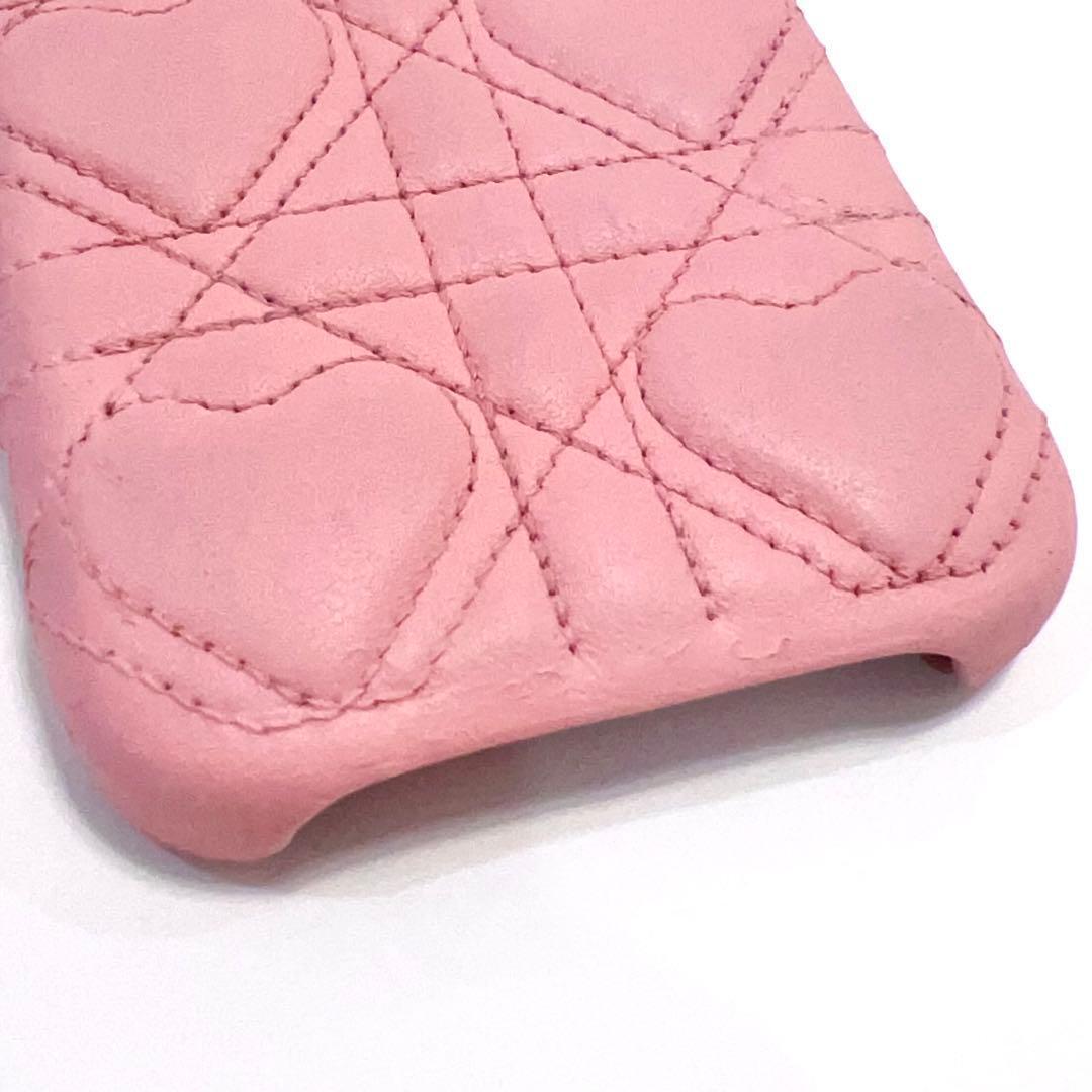 クリスチャンディオール iPhone15Pro ハート カナージュ ピンク