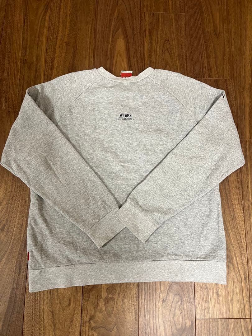 【WTAPS】15AW URBAN TERRITORY ロゴスウェット グレー