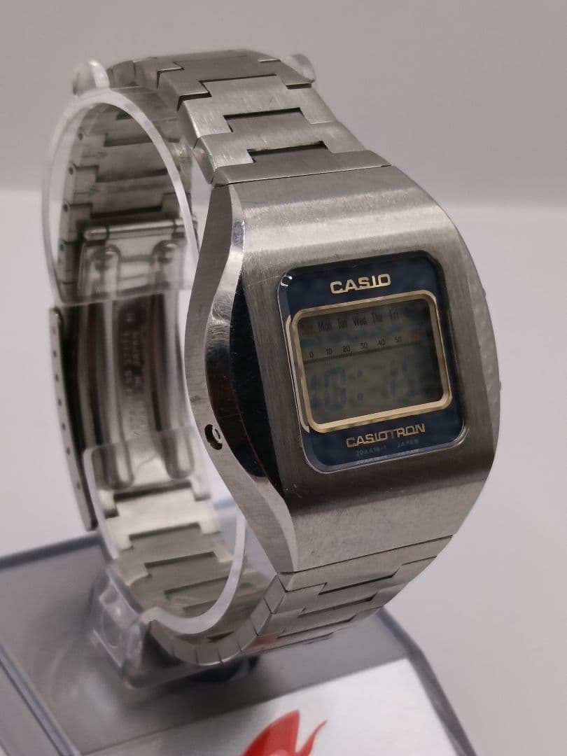 至高の逸品 カシオトロン 31QR-17 スクリューバック 70s当時物 稼働品