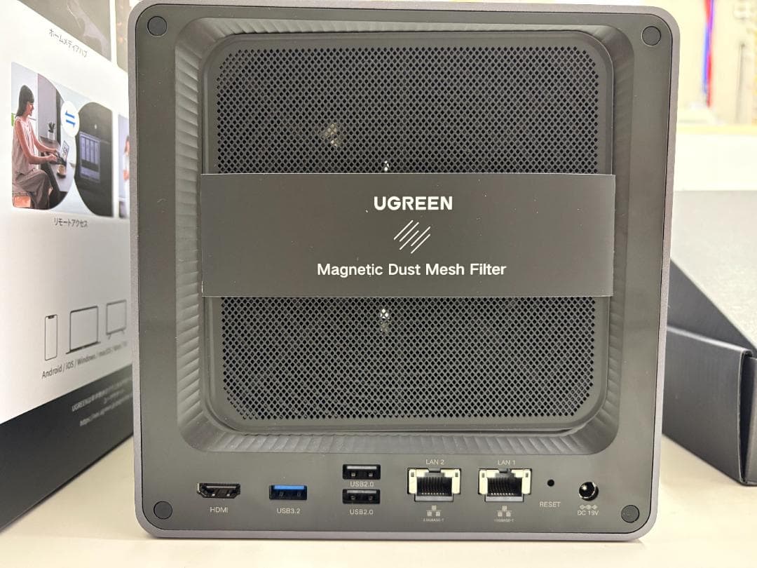 UGREEN DXP4800 Plus NAS 4ベイ ハードディスク４点セット