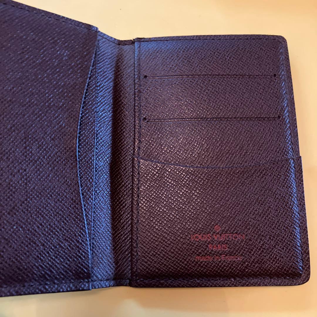 【美品】Louis Vuitton ダミエレザー名刺入れ