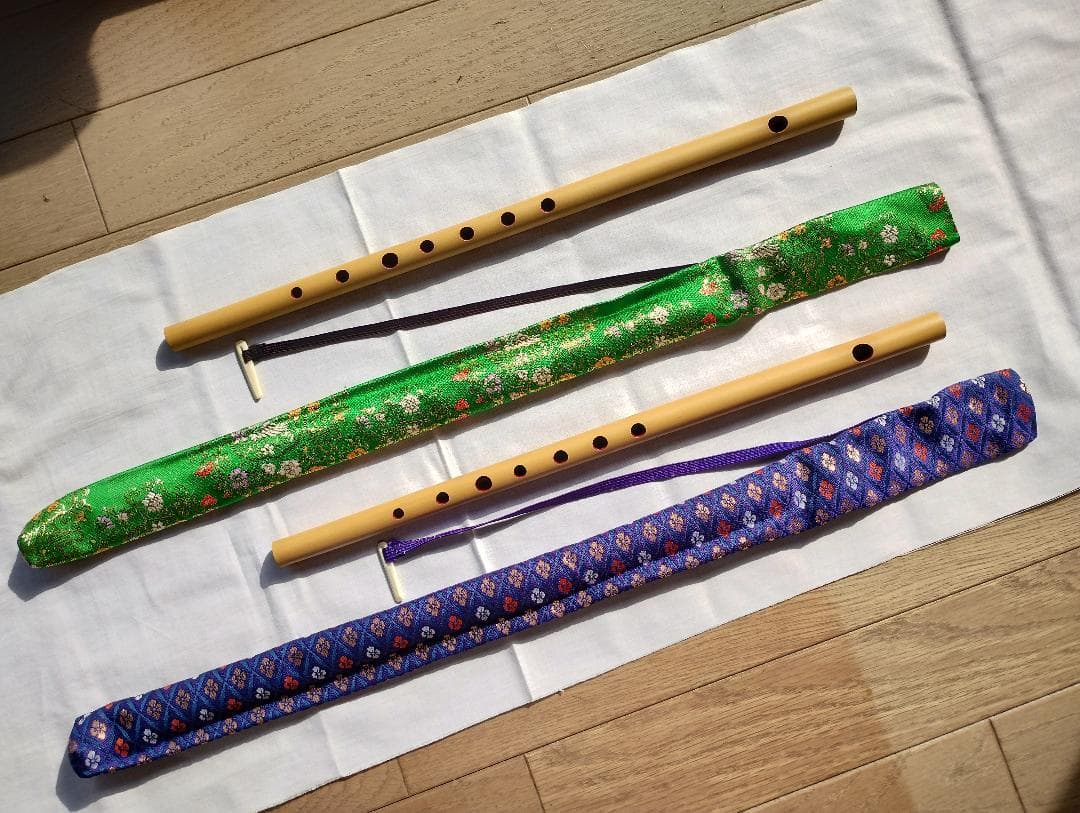 【超お買得品！】篠笛 山桜　6&7本調子のセット　※バラ売りもOKです！