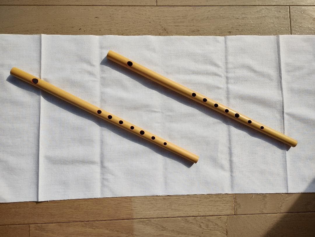 【超お買得品！】篠笛 山桜　6&7本調子のセット　※バラ売りもOKです！