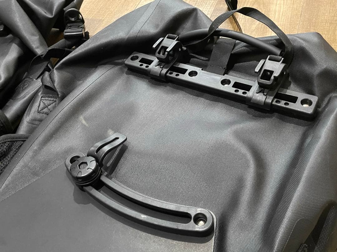 ROCKBROS 自転車サイドバッグ ブラック 2個セット