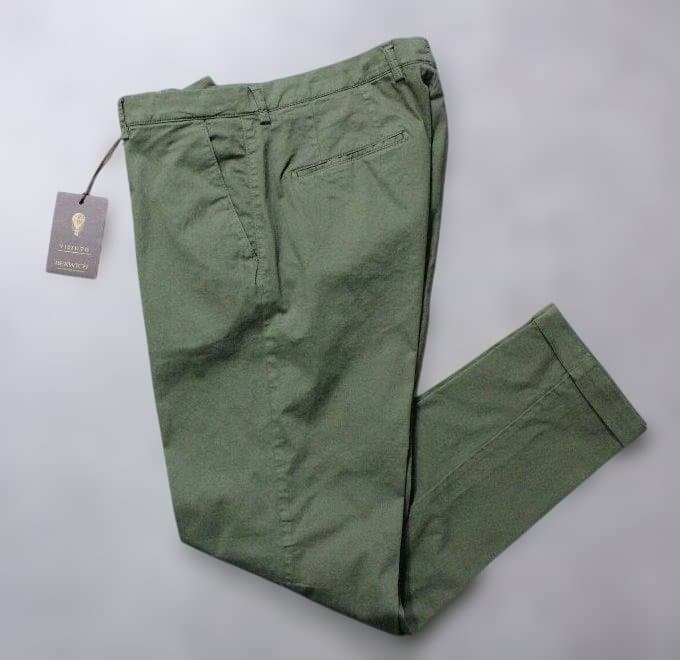 BERWICH★新品3.5万円ベルウィッチ スリムテーパードチノ52 オリーブ色