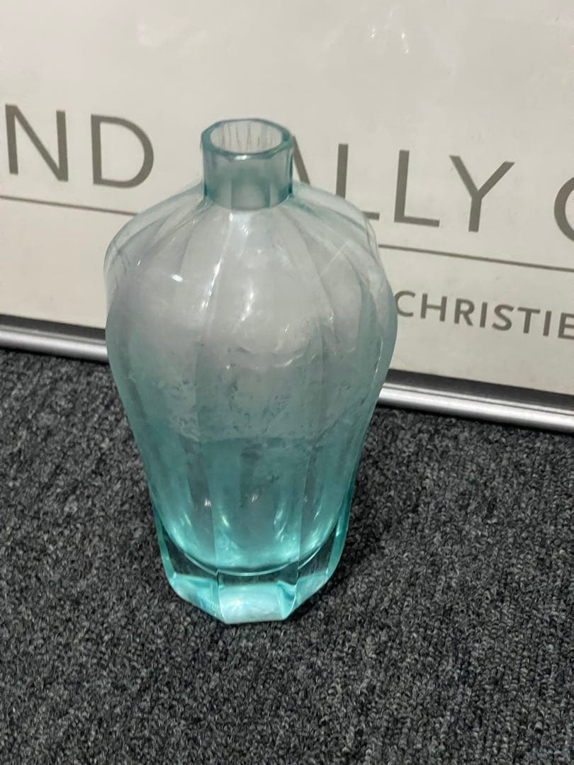 モーゼル アールデコ 八角形ベース アレキサンドライト 希少 チェコ製