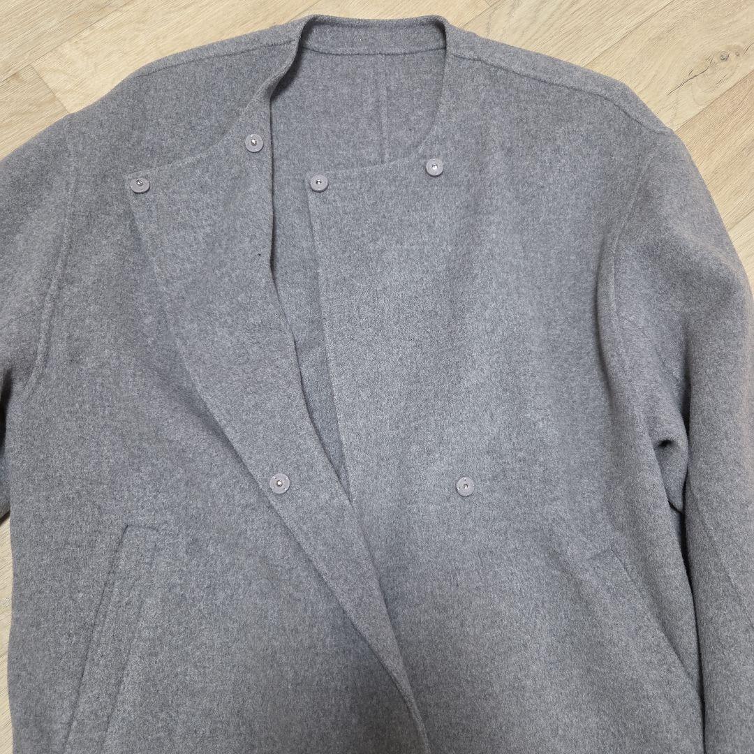 HAMILTONダブルフェイスウールショートコクーンコート