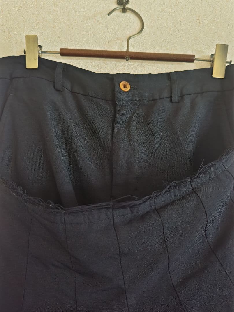 コムデギャルソン スカート付きパンツ ネイビー
