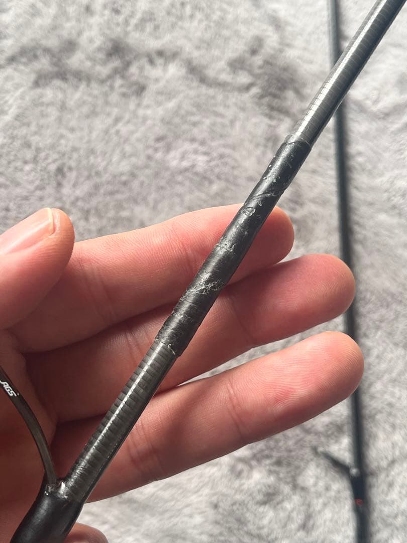 ダイワ月下美人airアジング63-Tアジングロッド ブラック 2ピース　ジャンク