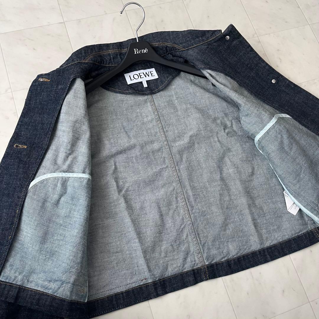 美品♡ロエベ ターンアップ フィッシャーマン デニムジャケット インディゴ 38