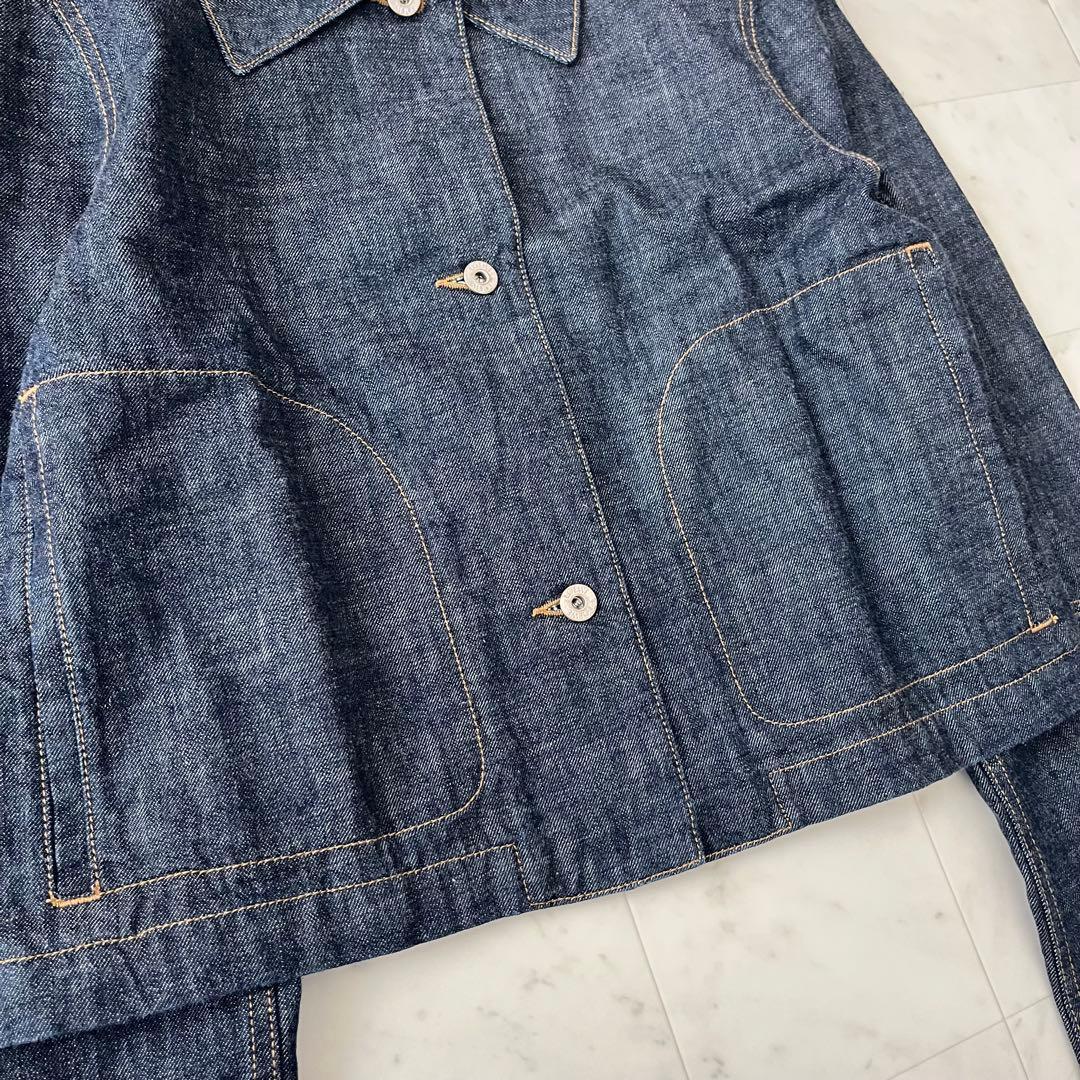 美品♡ロエベ ターンアップ フィッシャーマン デニムジャケット インディゴ 38