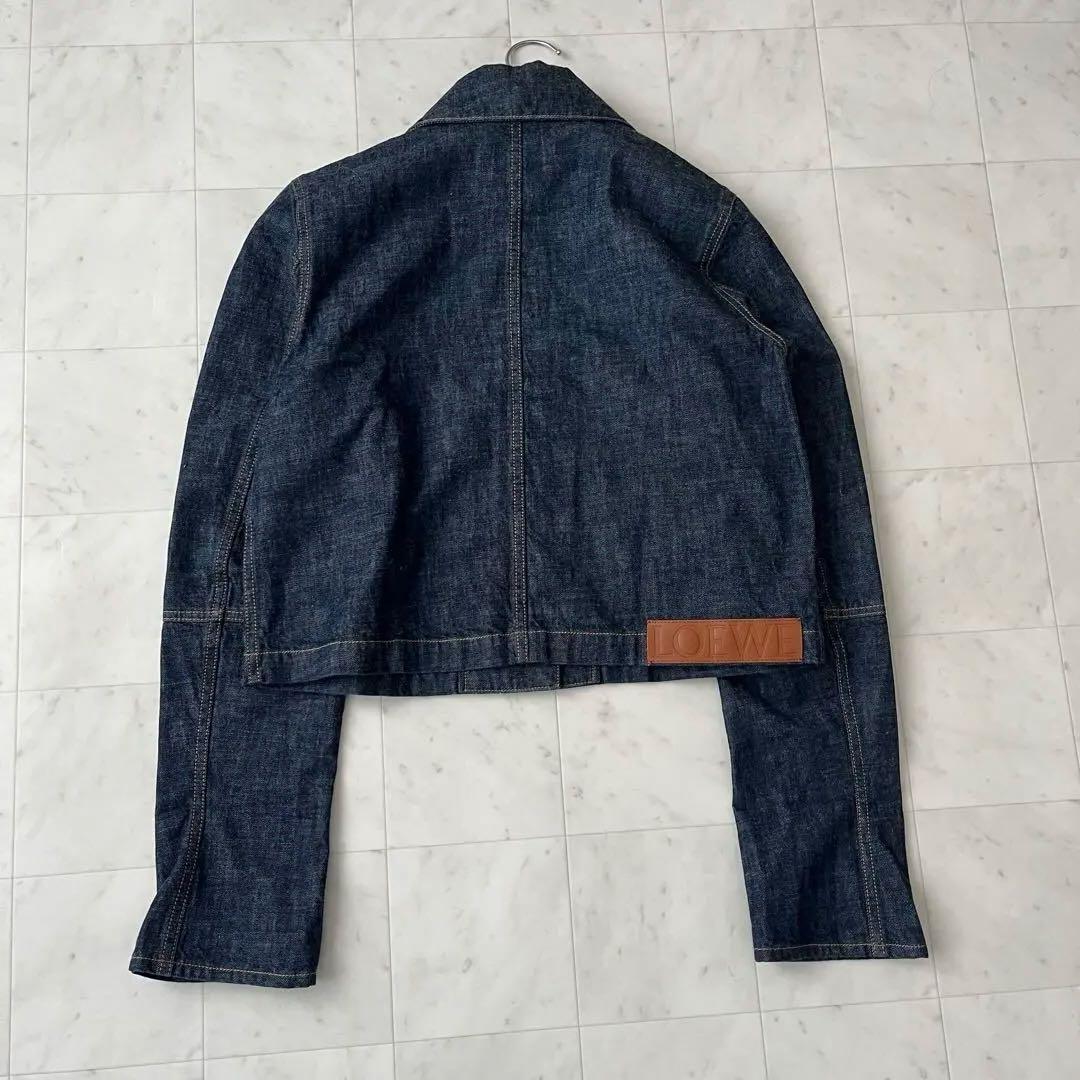 美品♡ロエベ ターンアップ フィッシャーマン デニムジャケット インディゴ 38