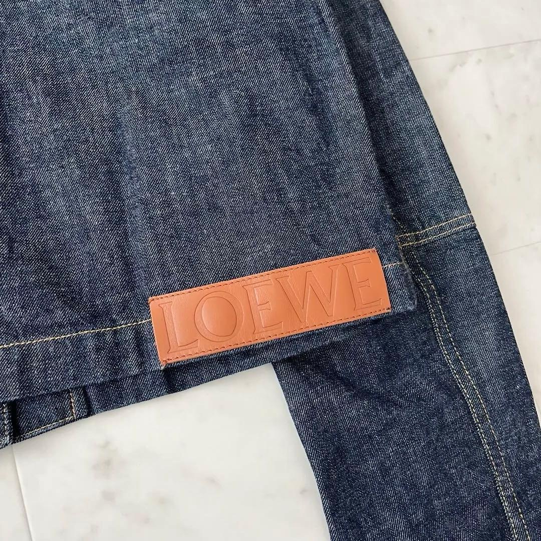 美品♡ロエベ ターンアップ フィッシャーマン デニムジャケット インディゴ 38