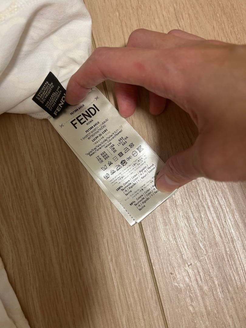FENDI 半袖Tシャツ ホワイト