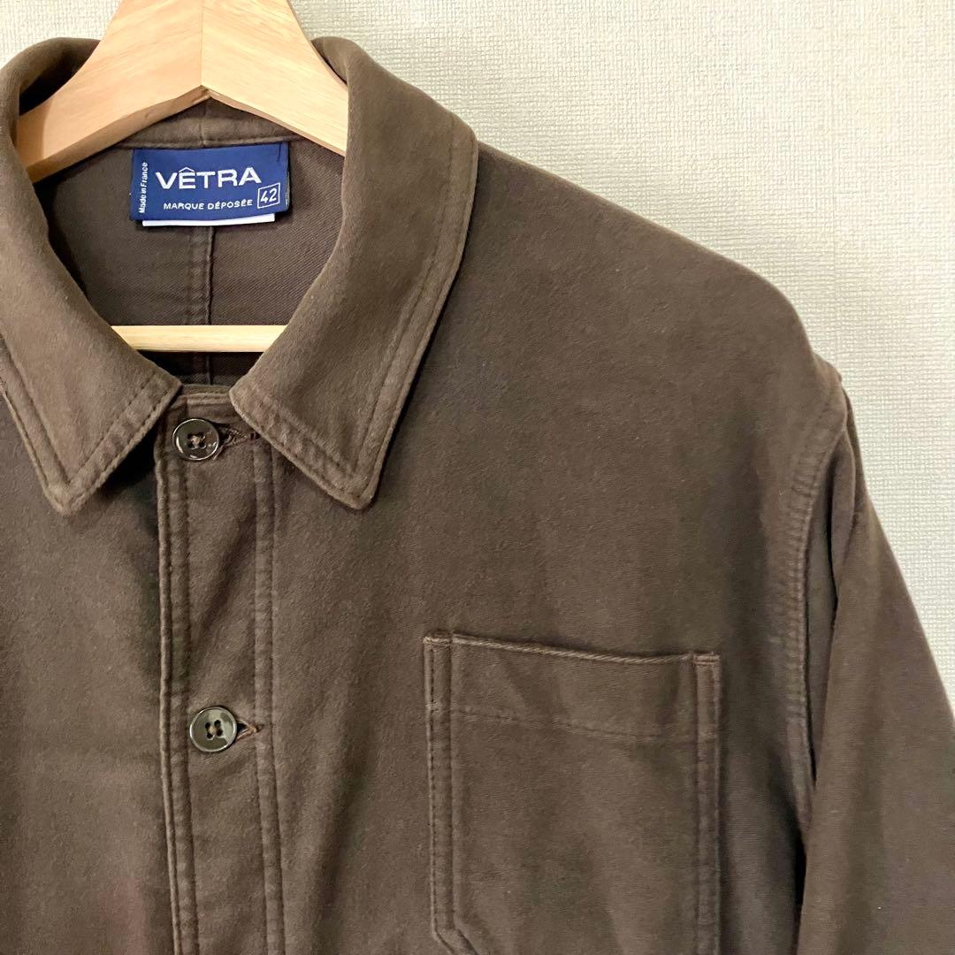 【VETRA（ベトラ） 】モールスキン フレンチワークジャケット 42（XL）