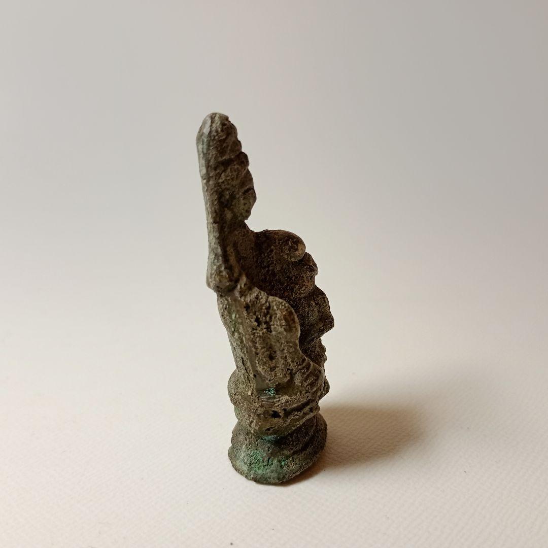 古銅　隠れキリシタン　マリア観音立像　【隠れ切支丹　豆仏　懐中仏　念持仏】