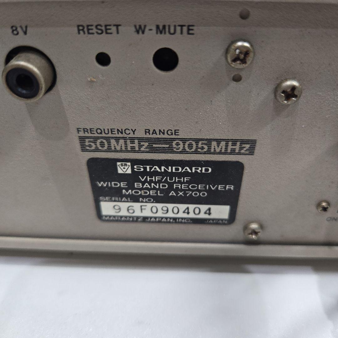 STANDARD モデルAX700 受信機( ジャンク品)
