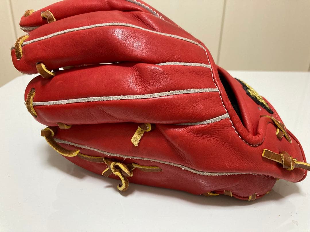 Zeems 軟式用レッドグローブ