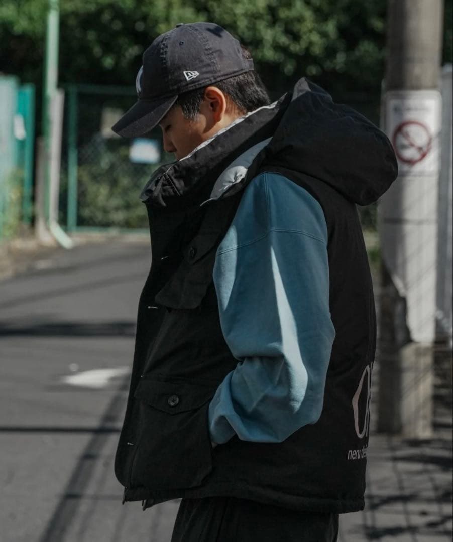 ネルデザインワークス リバーシブル難燃ダウンベスト2025ver