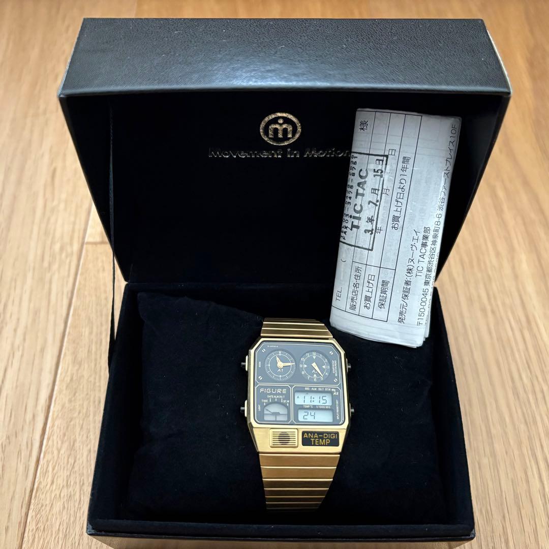 美品 シチズン アナデジテンプ チックタック 別注 デジタル 腕時計 限定