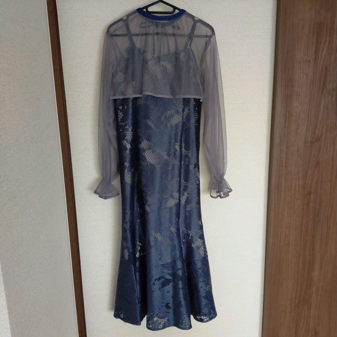 エトル 3wayシフォンボレロ&レースキャミドレス ワンピース 結婚式