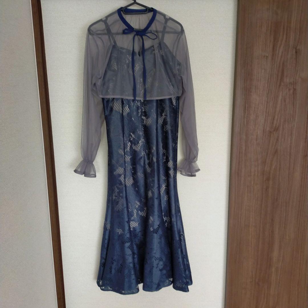 エトル 3wayシフォンボレロ&レースキャミドレス ワンピース 結婚式