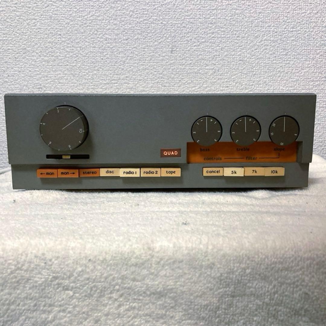 英国製 名作プリアンプQUAD33 メンテ済み動作品 アナログ盤好きな方に