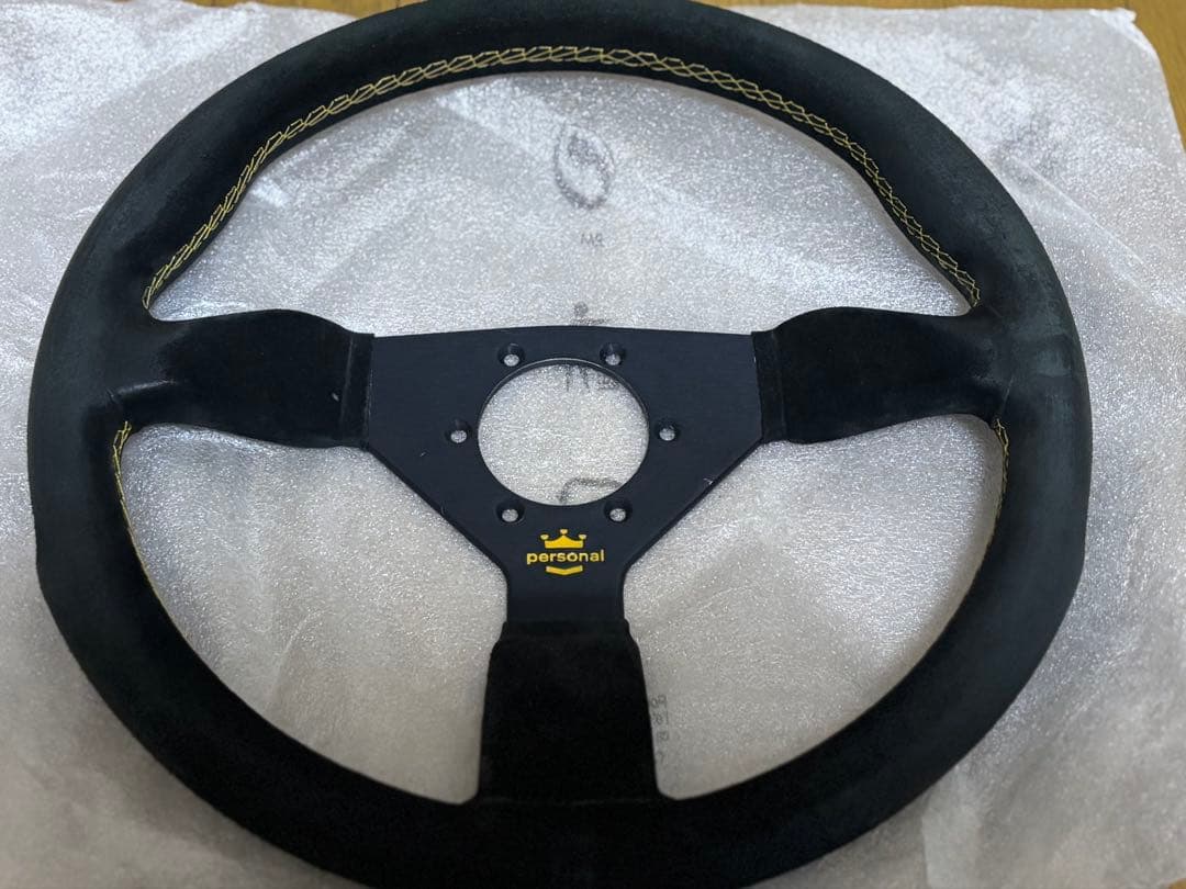 personalステアリング　　　　　　　　グリンタスエード　ナルディ