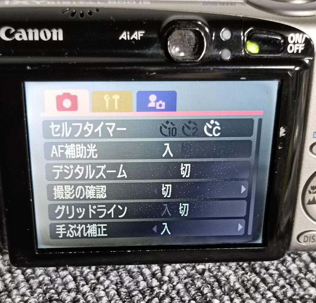 Canon IXY DIGITAL 800 IS デジタルカメラ可動確認済